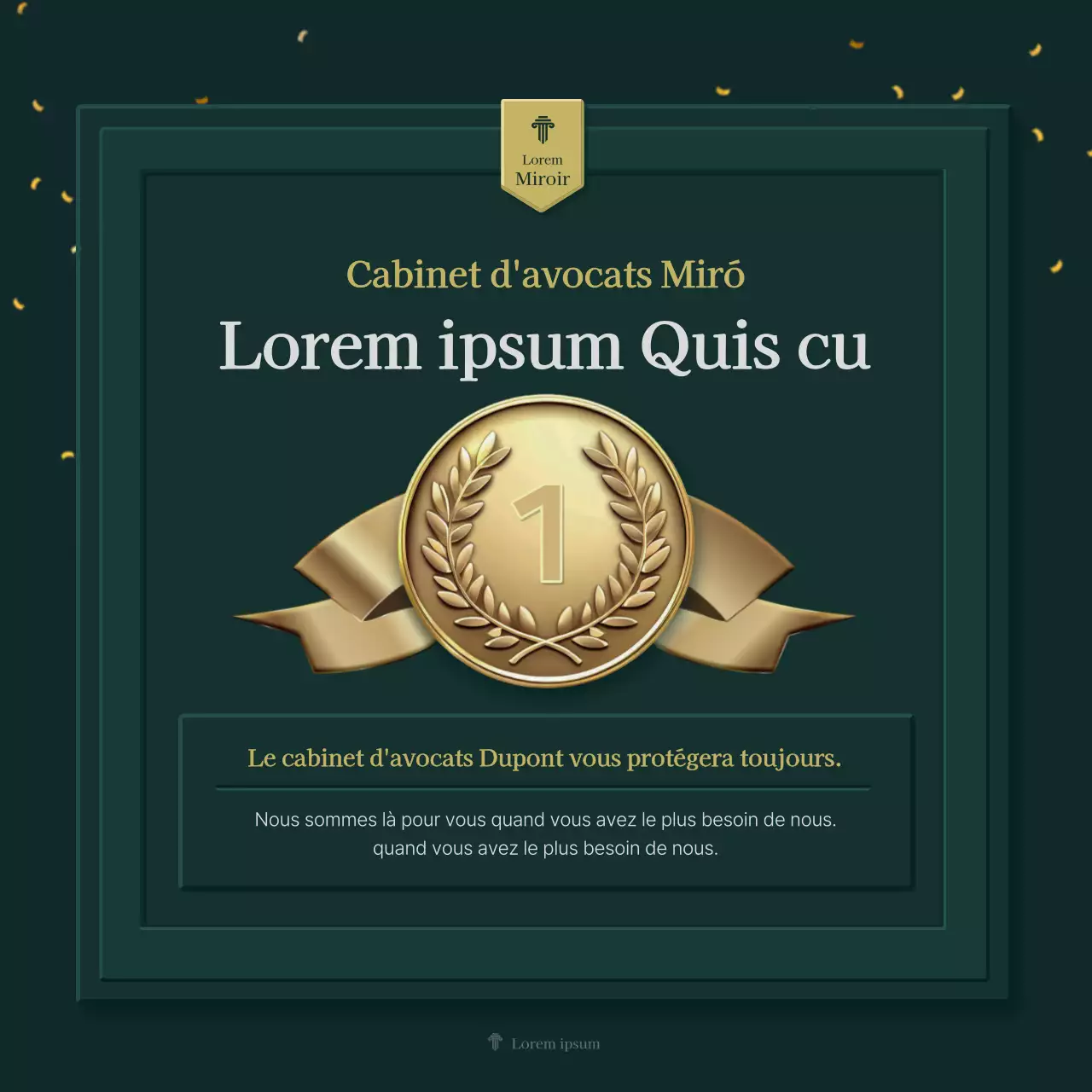 Promouvoir les prix vert-jaune du luxe