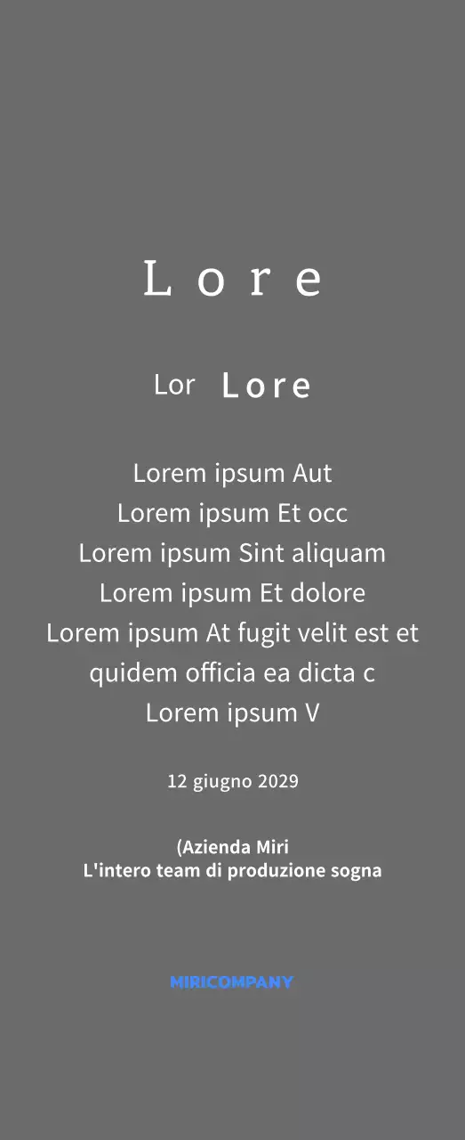 Una semplice targa bianca con il logo della vostra azienda