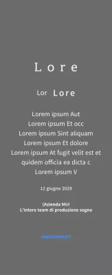 Una semplice targa bianca con il logo della vostra azienda