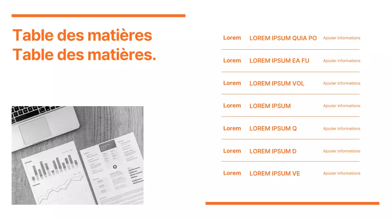 Rapport sur les tendances du marketing moderne en orange