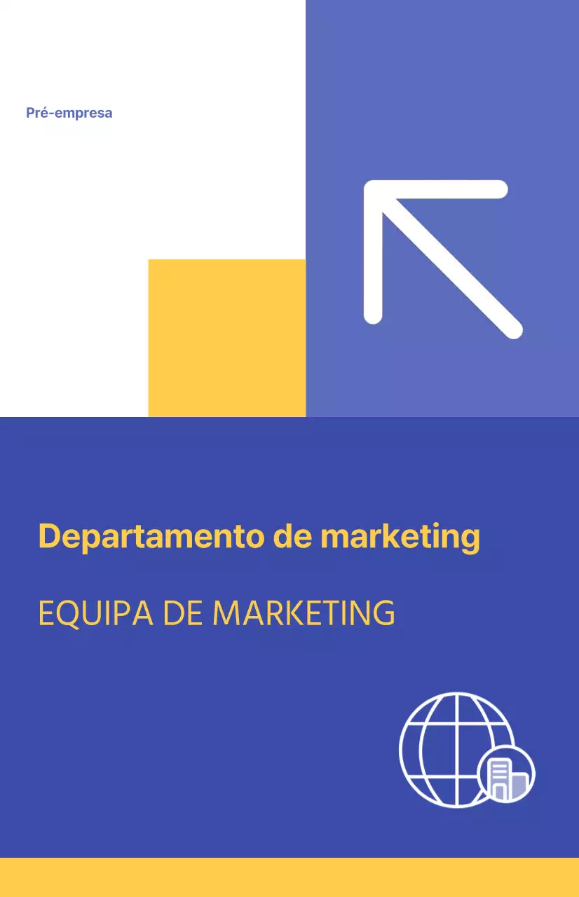 Apresentar os departamentos da empresa com conceitos coloridos e únicos