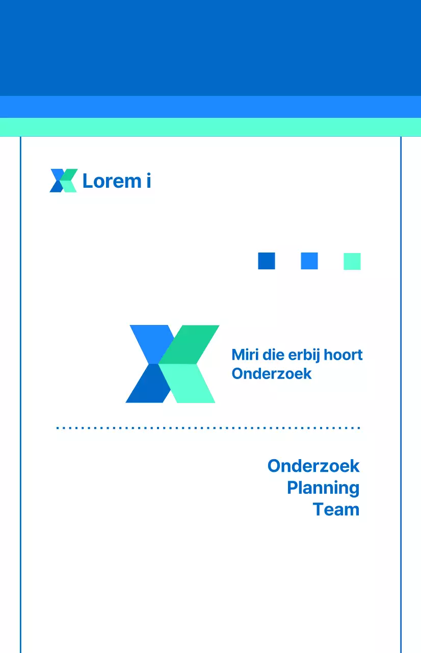 Blauw Een eenvoudig concept voor een vertrouwde bedrijfsaansluiting