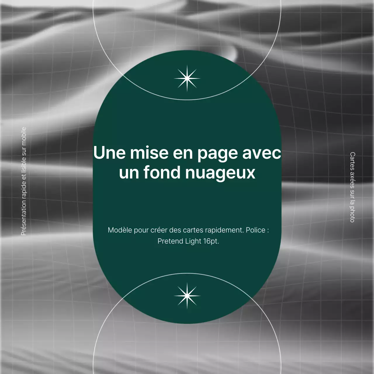 Promouvoir le marketing tendance en vert et blanc
