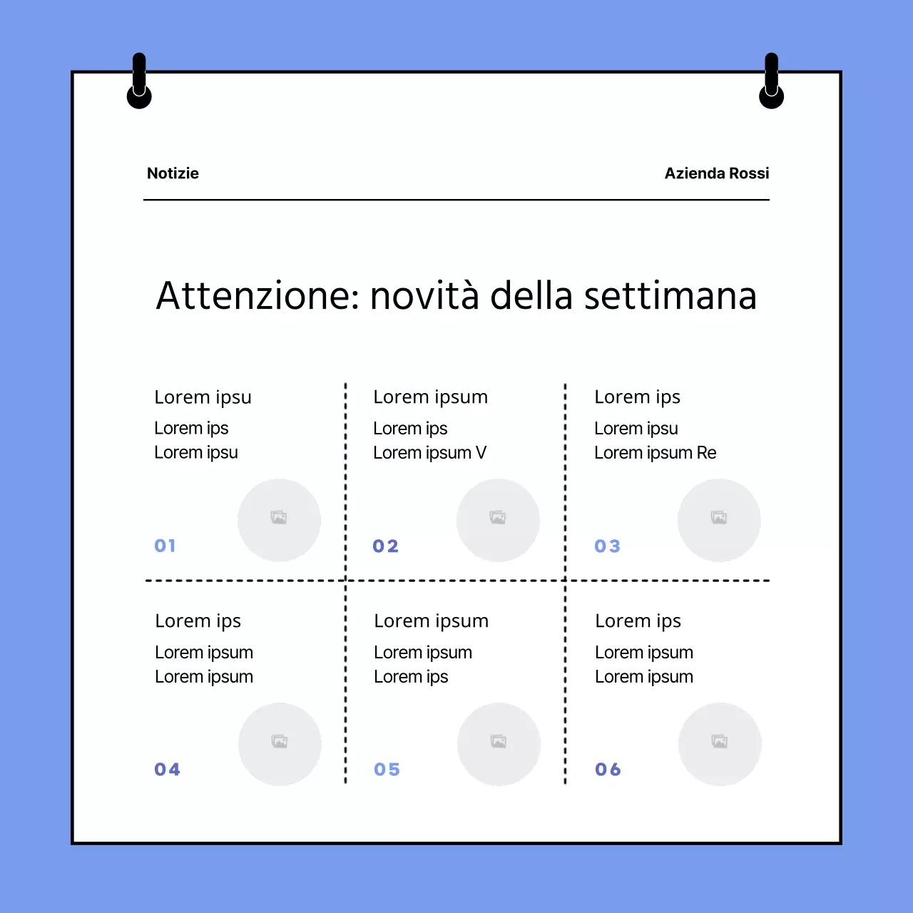 Rapporto sulla newsletter di Blue's Simple Marketing
