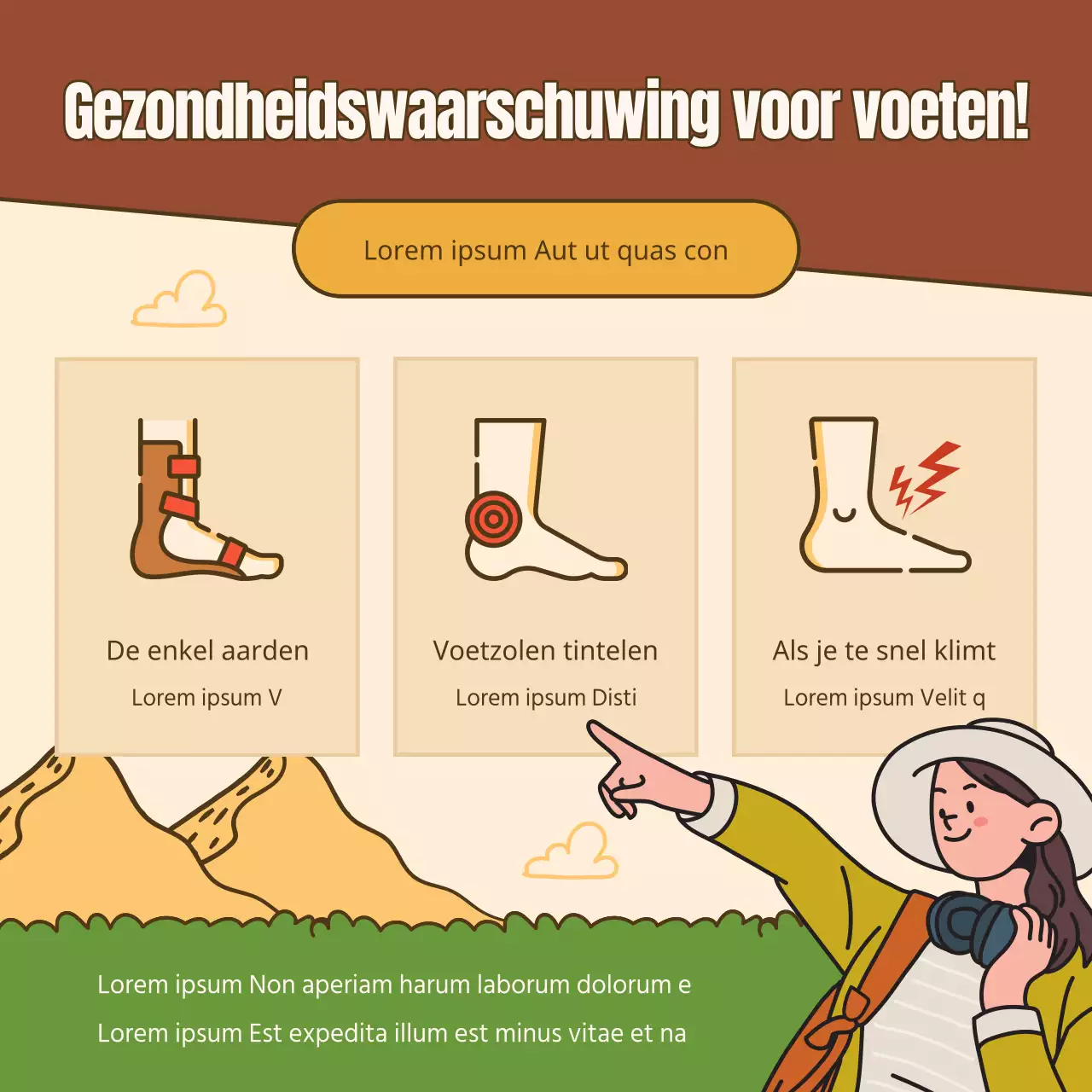 Een gids voor moderne herfstwandelingen in bruin en groen