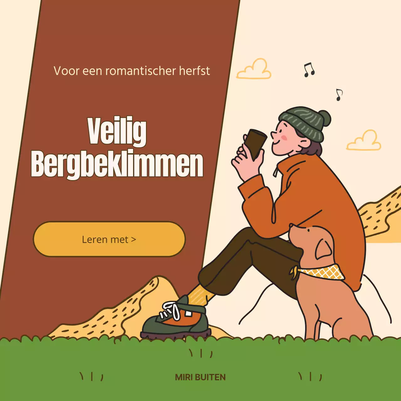 Een gids voor moderne herfstwandelingen in bruin en groen