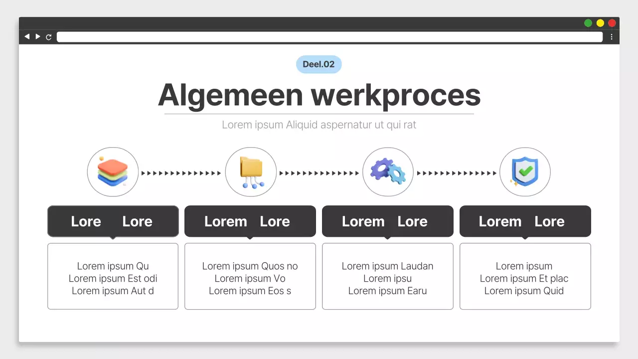 Eenvoudig wit en zwart trainingsmateriaal voor zakelijke werkplekken