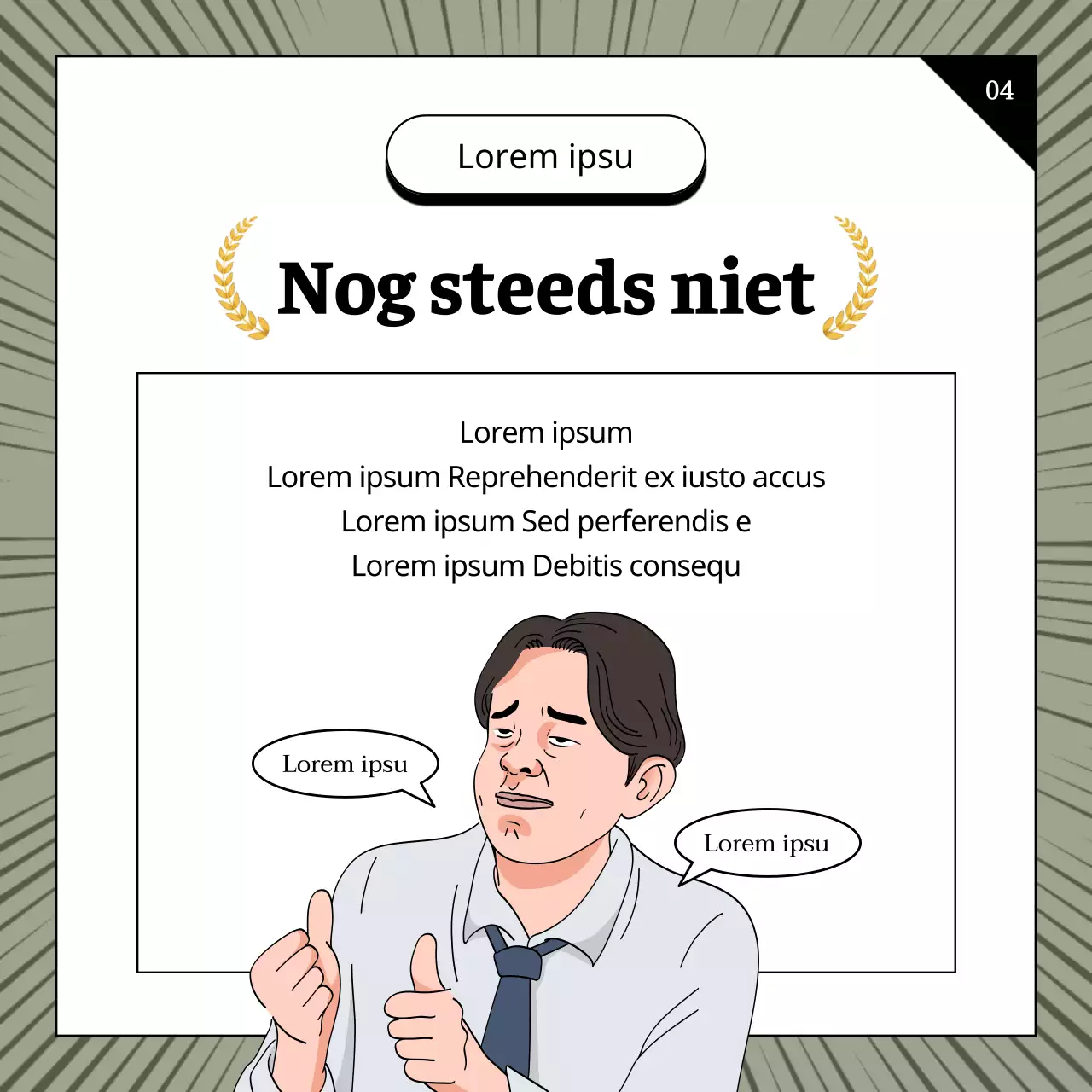 Ziekte in chartreuse en zwarte zakelijke humor berichten