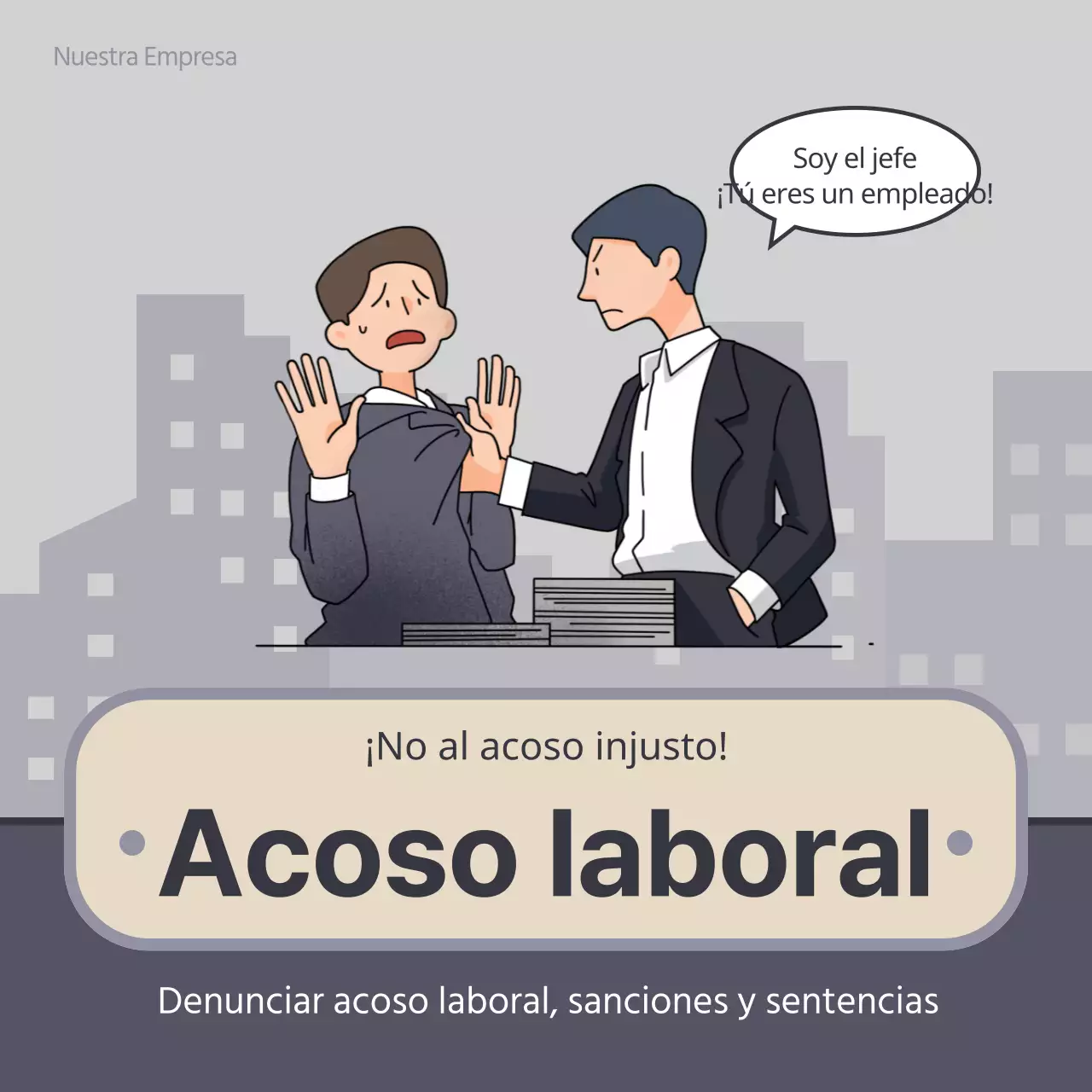 Guía para denunciar el acoso laboral en la marina y el gris de época