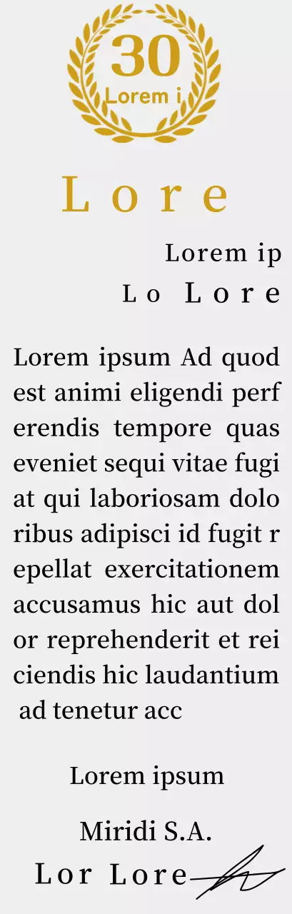 Concepto de placa de antigüedad con símbolo de laurel