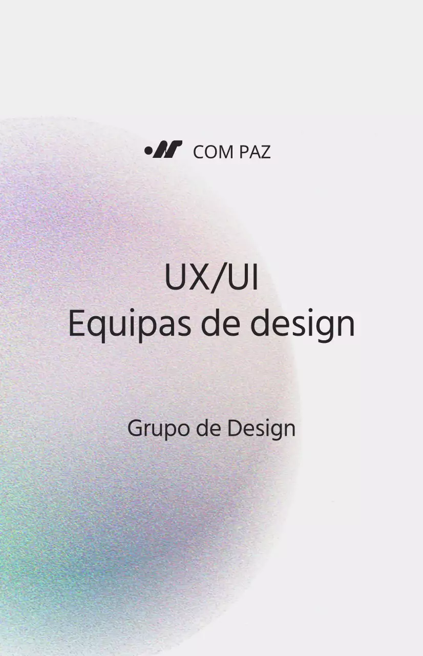 Introdução simples do departamento com uma ilustração de ruído a cores sobre um fundo esbranquiçado