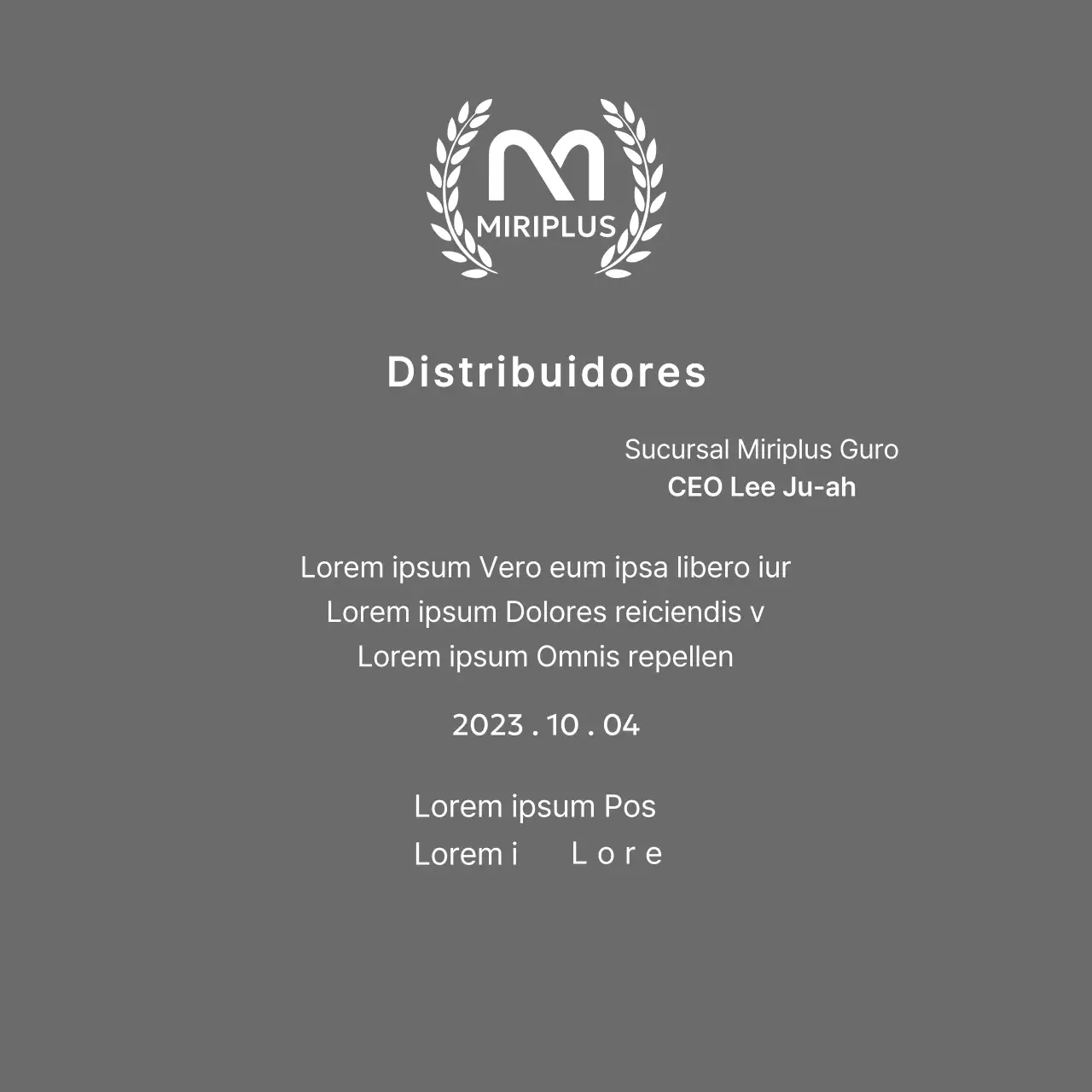 Placa al mérito con logotipo de la marca y corona de laurel en el concepto Premio al Concesionario Destacado.