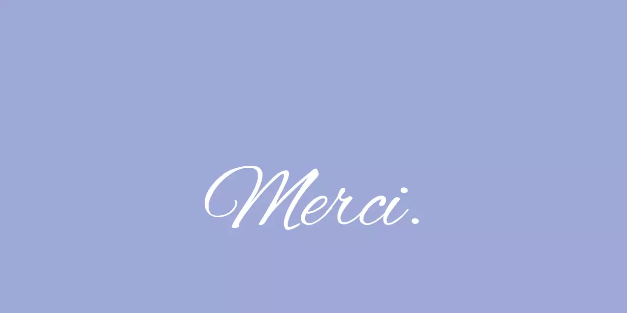 Marque Mauve shopping mall thank you header tack