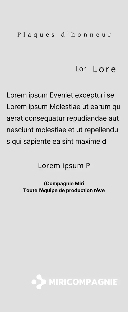Une simple plaque blanche avec le logo de votre entreprise