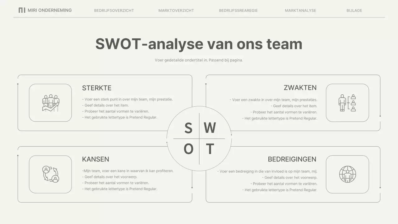 Eenvoudige zakelijke rapporten in beige