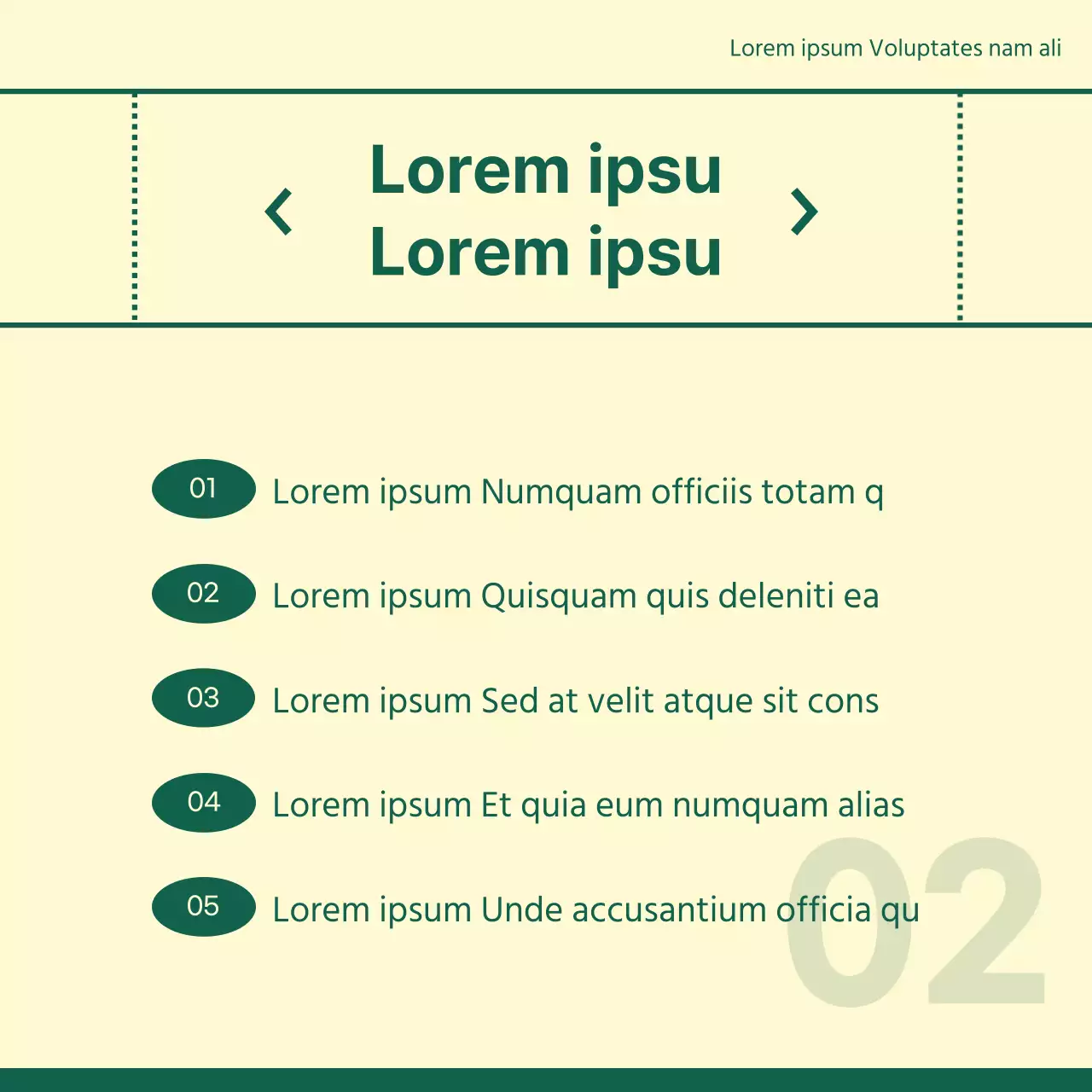 Ein einfaches Unternehmensporträt für ein Vorstellungsgespräch in Elfenbein und Grün