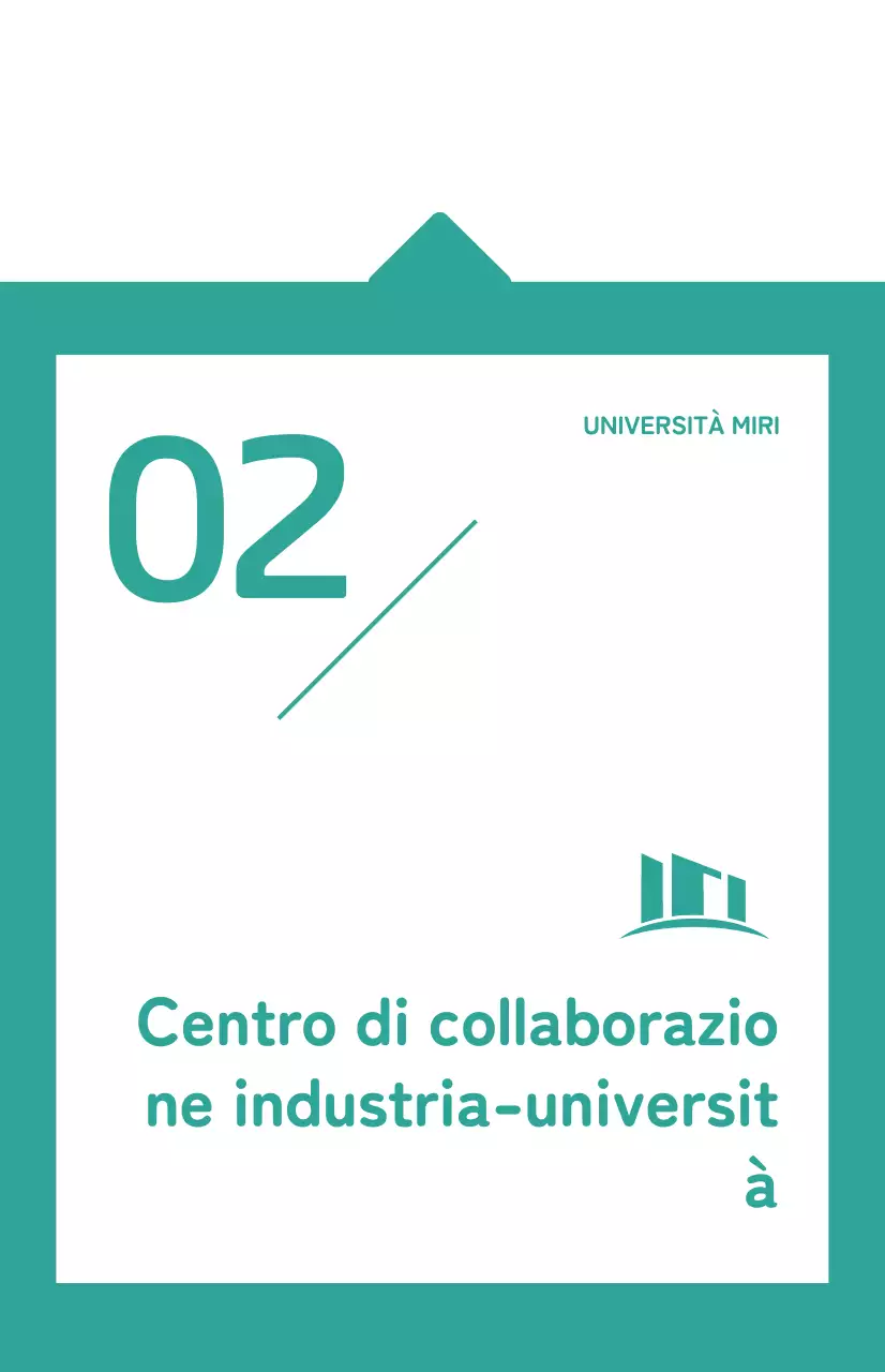Presentazione dei dipartimenti aziendali con un concetto di bolla vocale turchese e pulito
