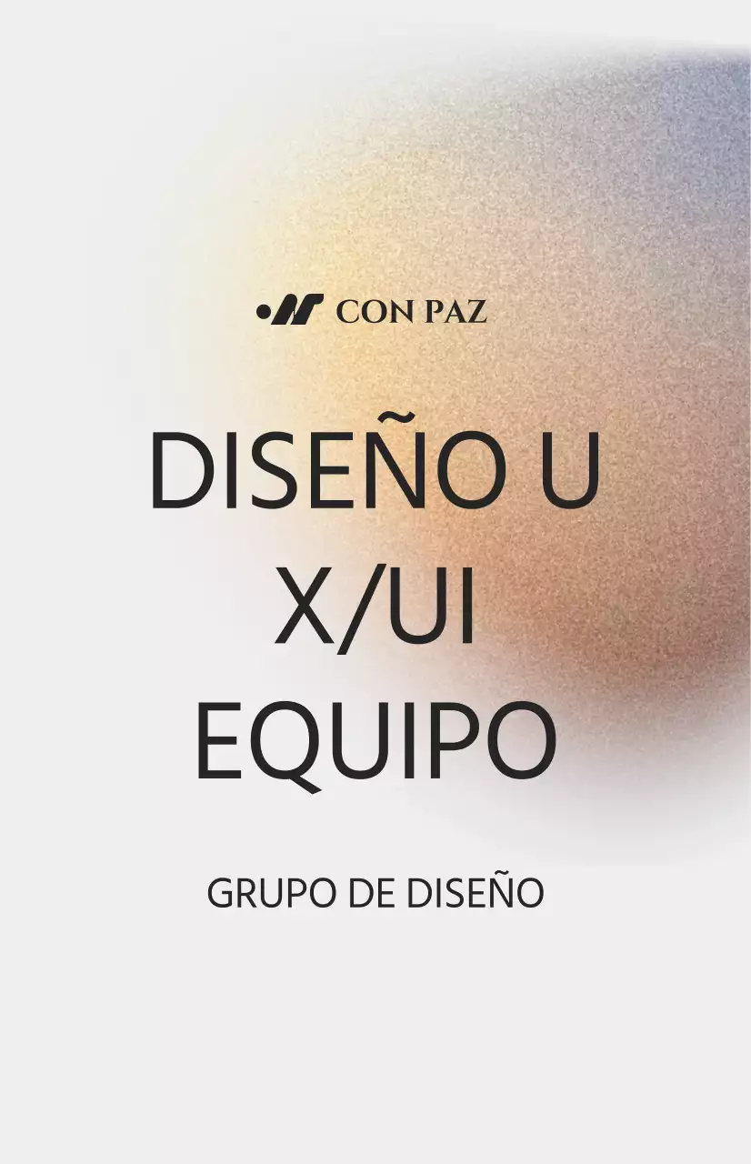 Presentación sencilla de un departamento con ilustración de ruido en color sobre fondo blanco.