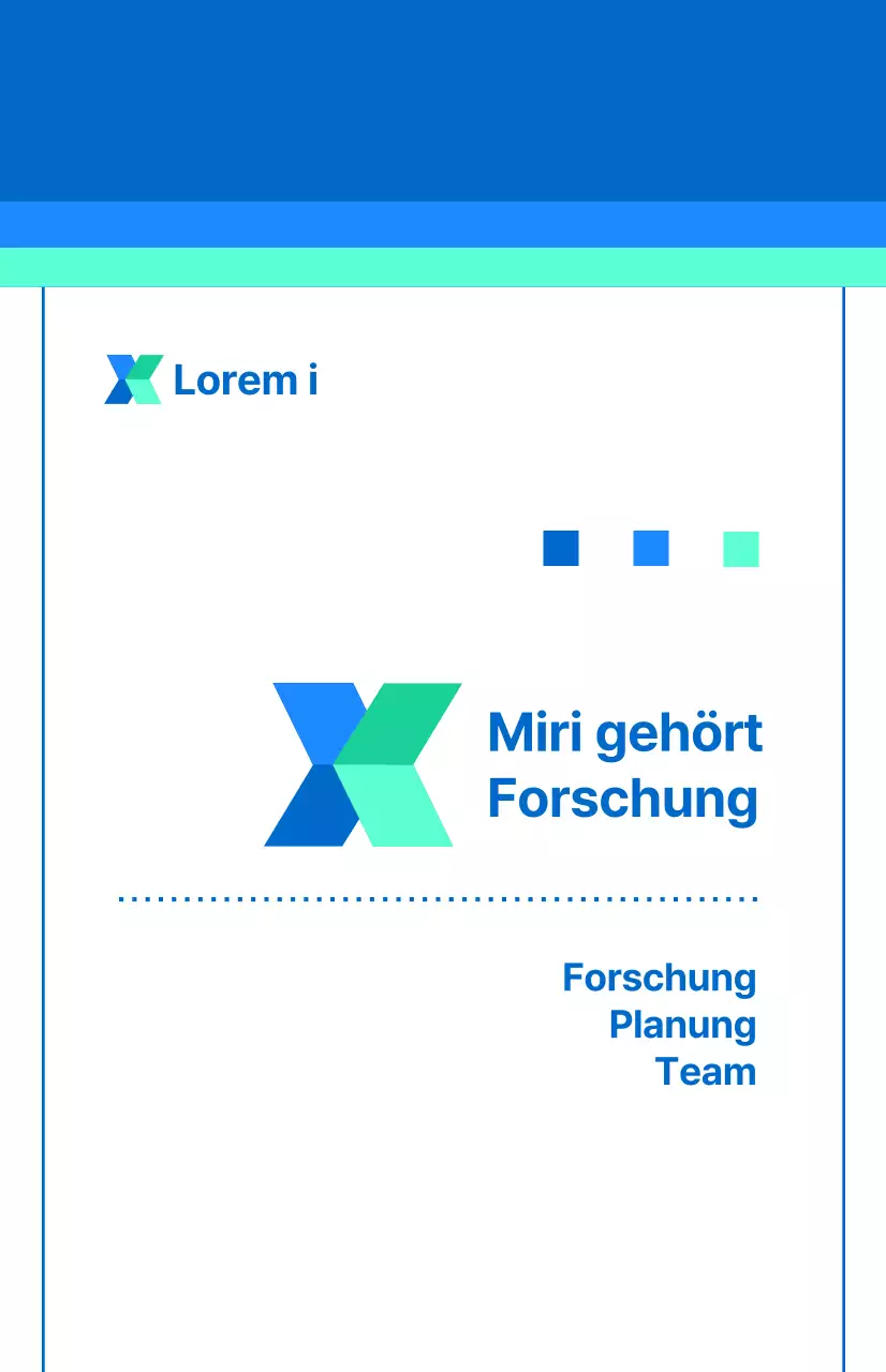 Blue Ein einfaches Konzept für eine vertrauenswürdige Unternehmenszugehörigkeit