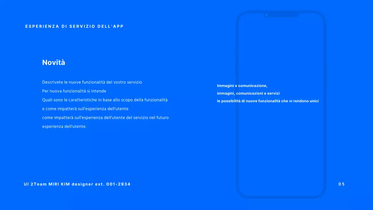 Breve annuncio delle nuove funzionalità di base di Blue's