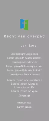 Plaquette met kerklogo concept