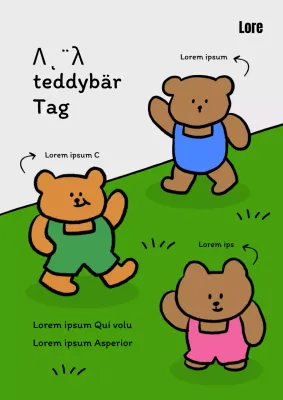 Eine kitschige grün-braune InstaToon-Hülle