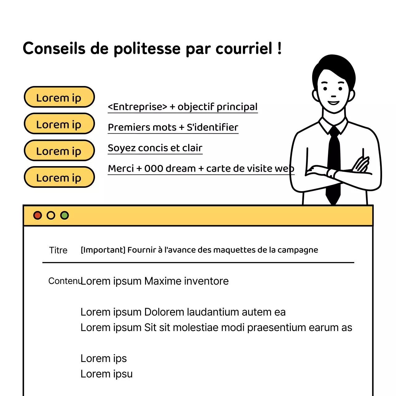 Le guide simple des compétences commerciales de Yellow