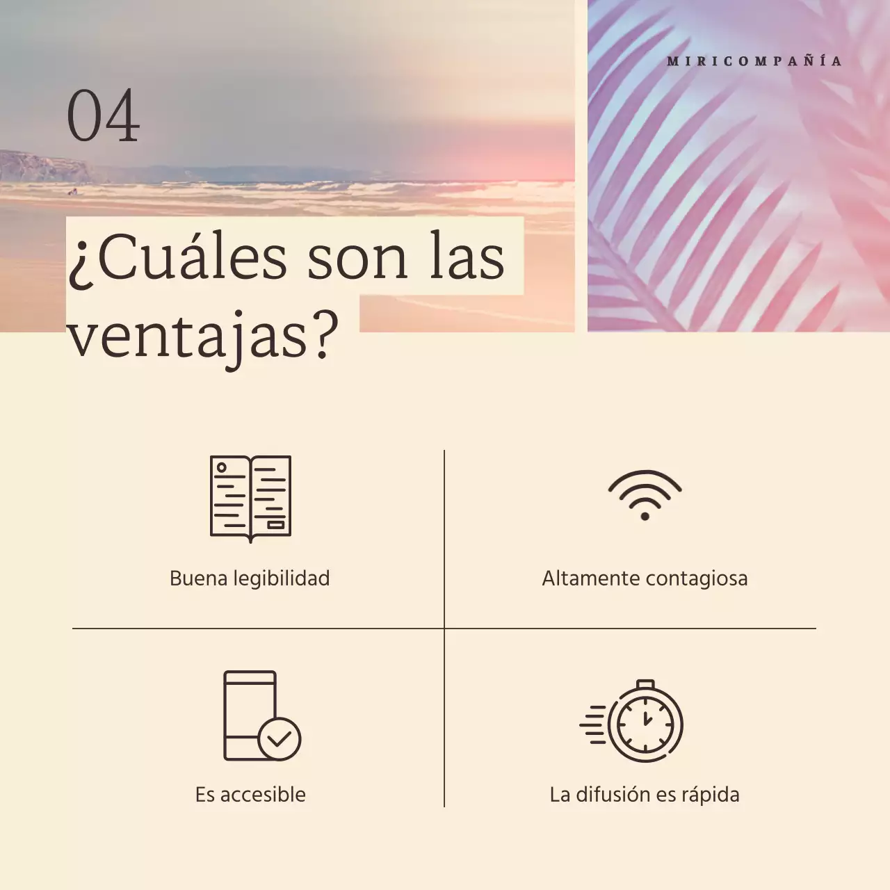 Informes de plantillas de marketing sencillas y fáciles de usar en marfil