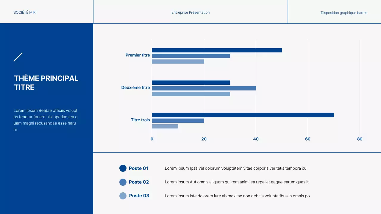 Rapports d'activité modernes en bleu et gris