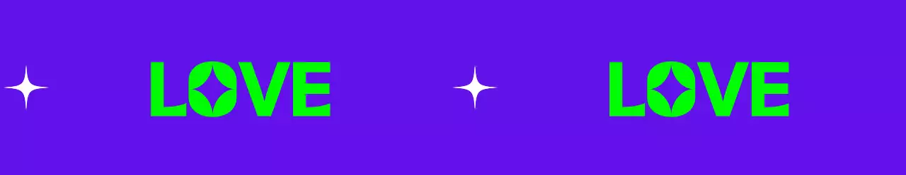 Purple and lime green stationery tape