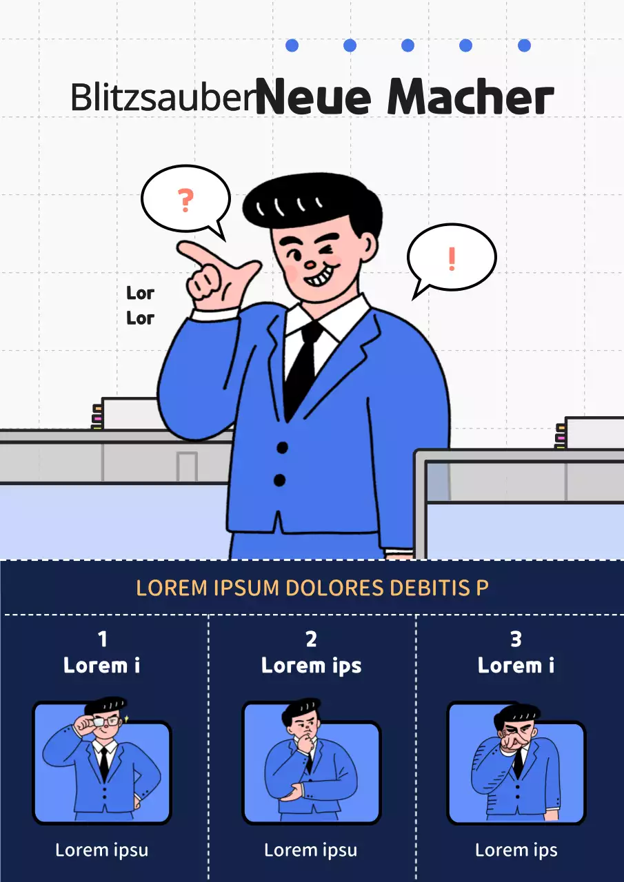 Niedliche blaue und marineblaue Rekrutenausbildungsförderung