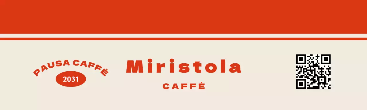 Una puntina in erica da caffetteria con un simpatico personaggio in rosso