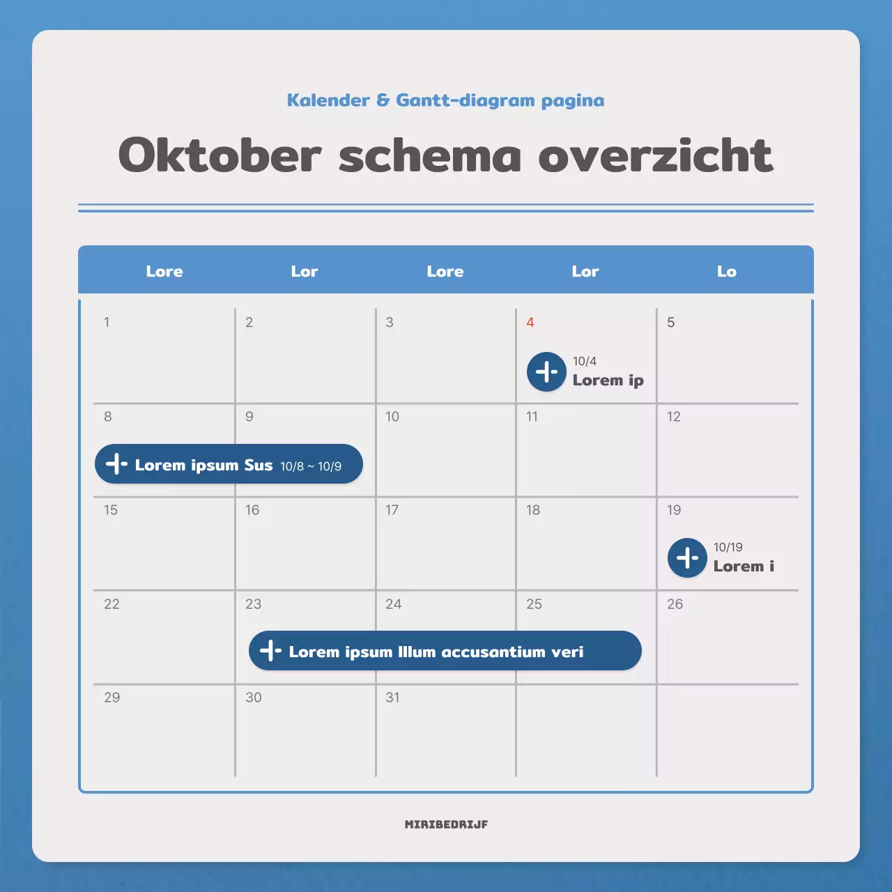 Een eenvoudige brief in blauw en marineblauw nieuwsbriefpost