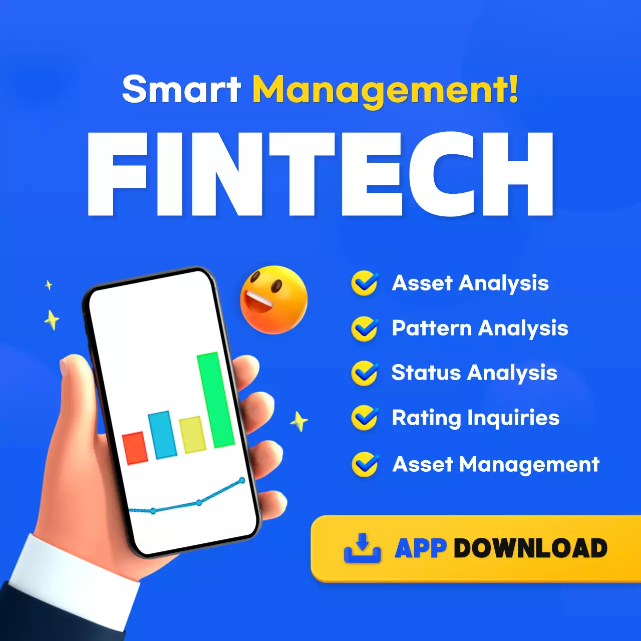 Blue Modern Credit Guide Instagram Carousel