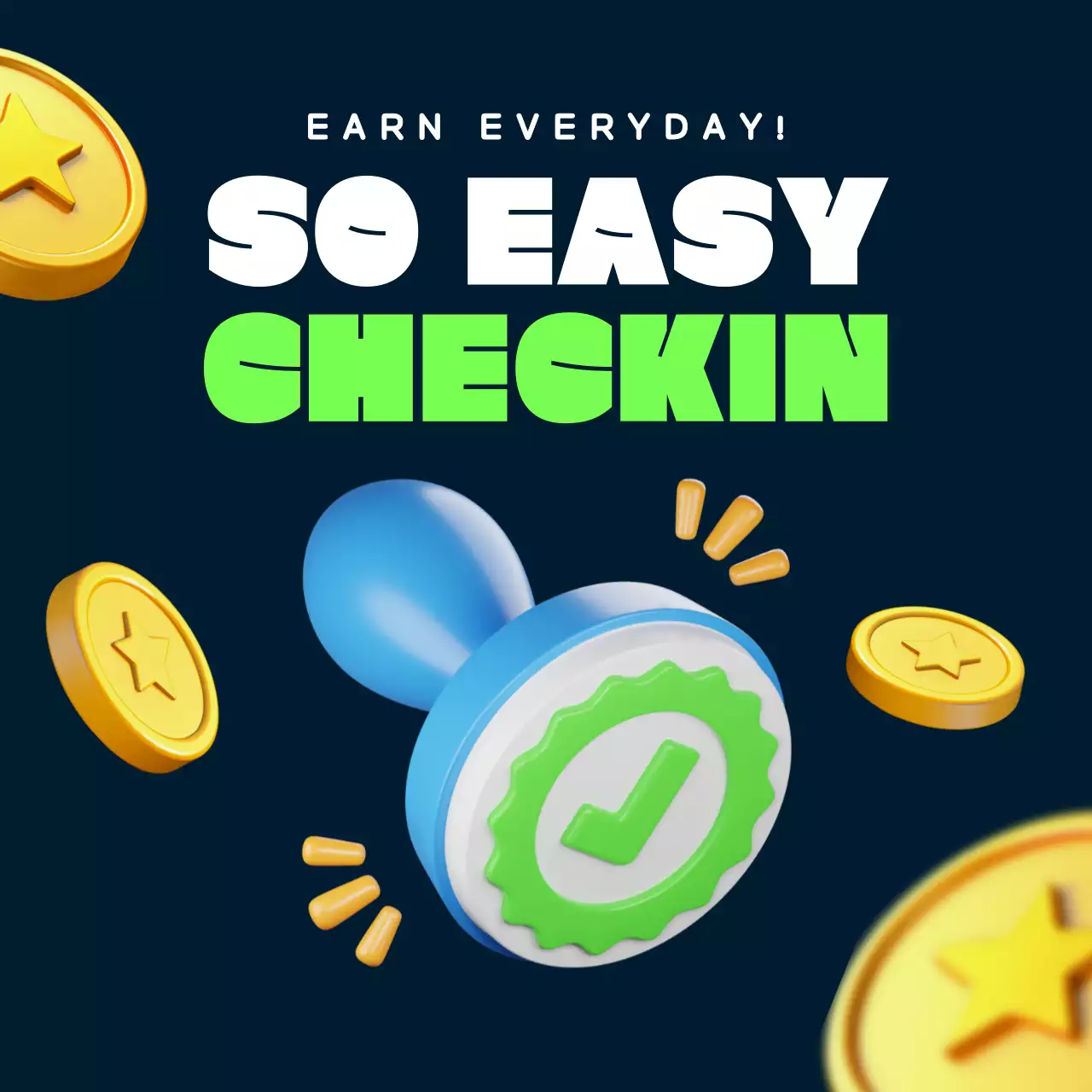 Promote a kitschy, chartreuse-colored attendance event