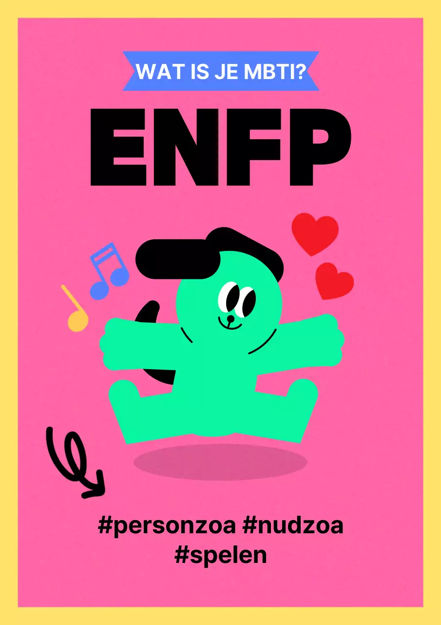 Eenvoudige berichten over persoonlijkheidstypes in roze
