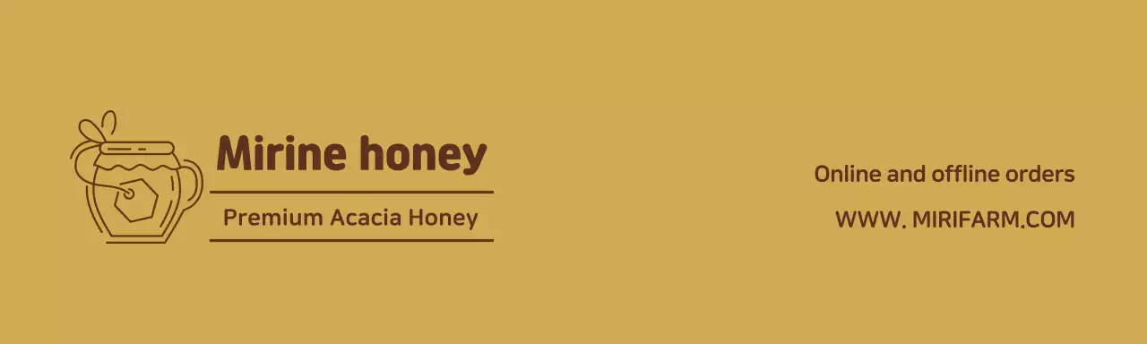 Thiết kế bao bì sản phẩm cửa hàng mật ong vàng