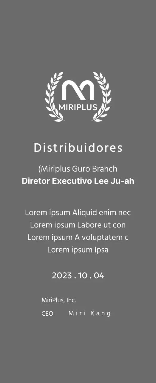 Placa de mérito com o logótipo da marca e coroa de louros no conceito Outstanding Dealer Award.