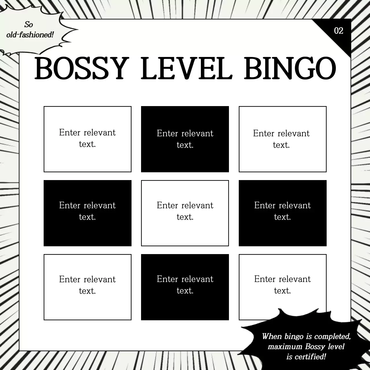 Sickening business humor posts in chartreuse and black