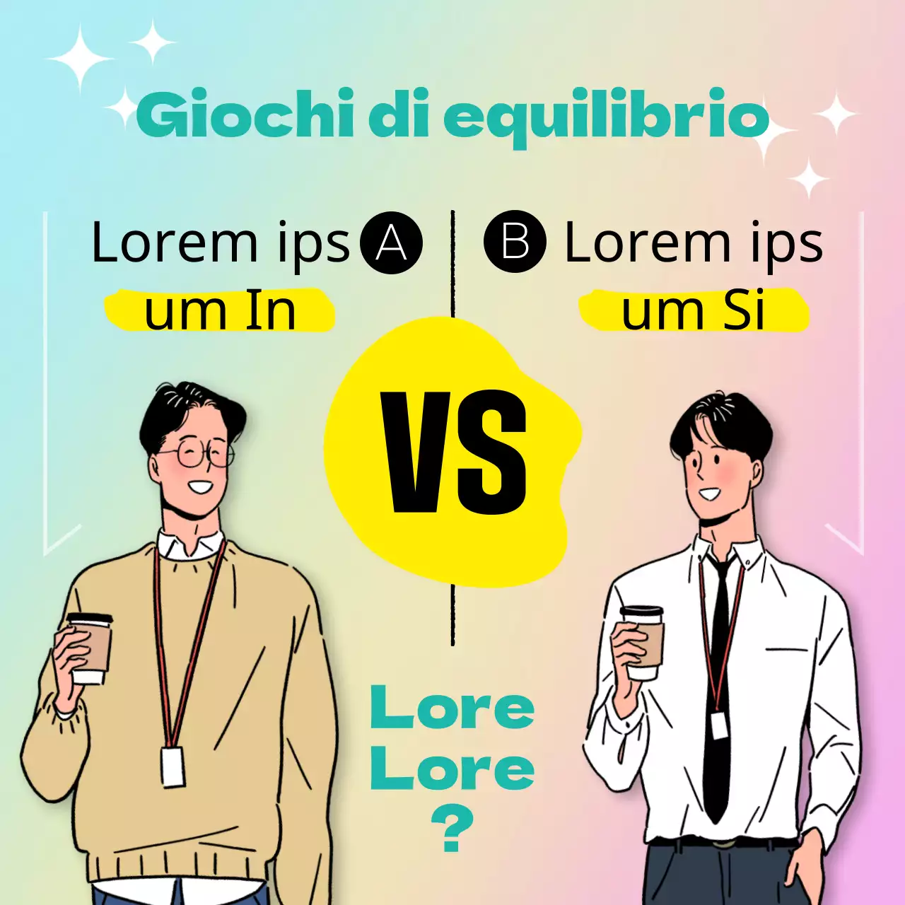 Gioco di equilibrio ropan giallo e menta @lopanbalance