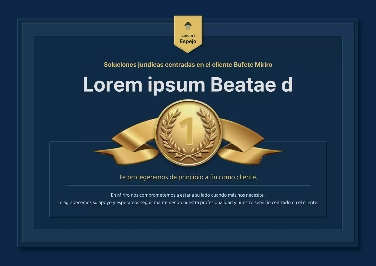 Promover premios de lujo en amarillo y azul marino