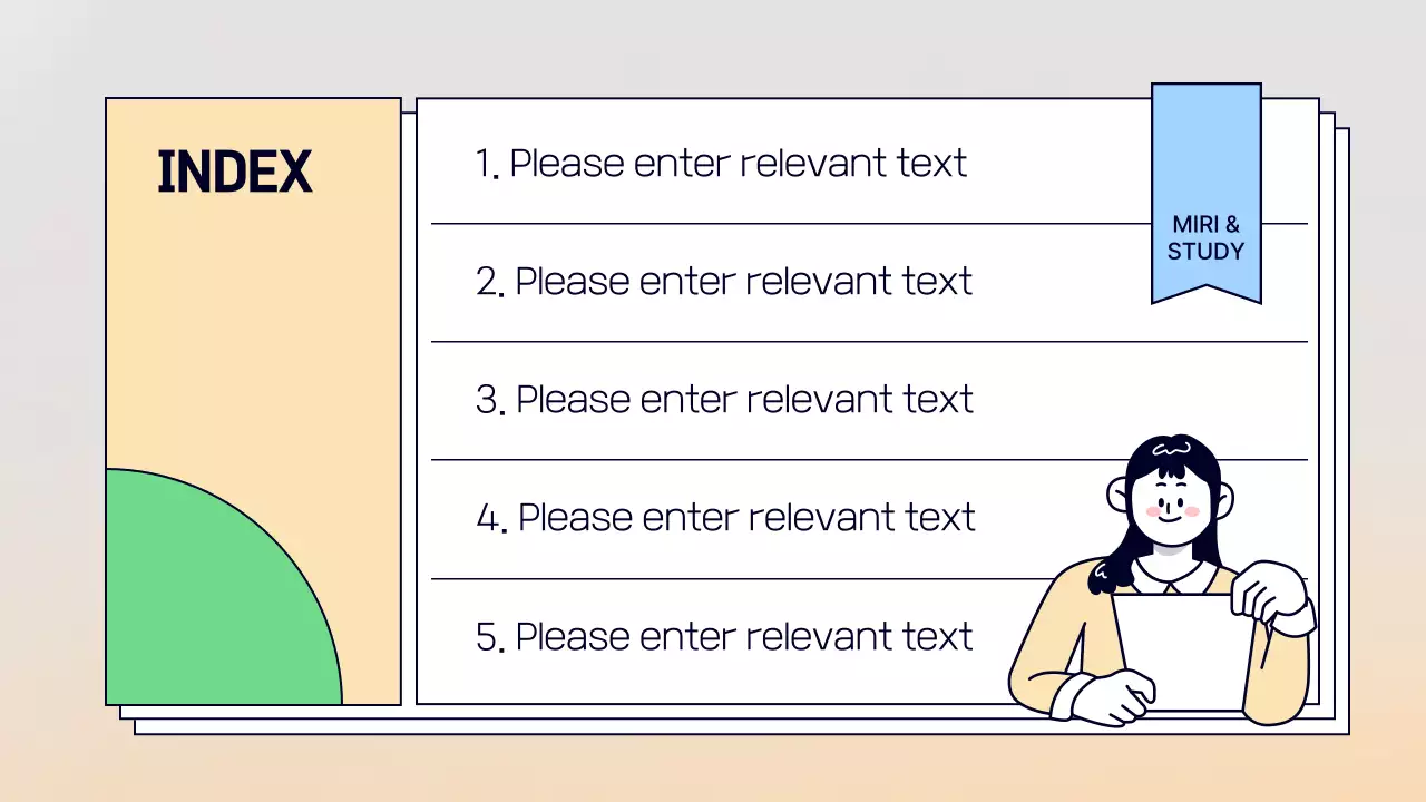 베이지 모던 세미나 가이드 프레젠테이션