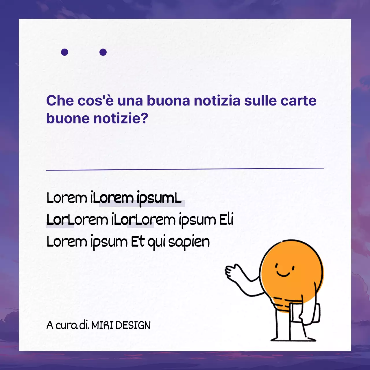Guida al marketing dei portafoto semplici in viola e arancione