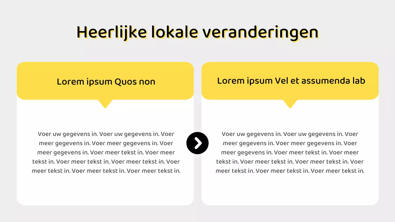 Eenvoudig IT-scorecardrapport met gele achtergrond