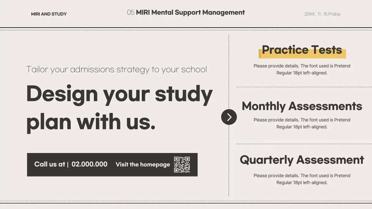 옐로우 모던 입학 발표 프레젠테이션