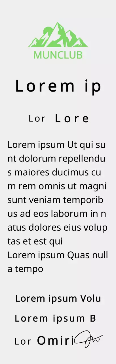 Berg club finisher's plaquette met club logo concept met groene berg illustratie