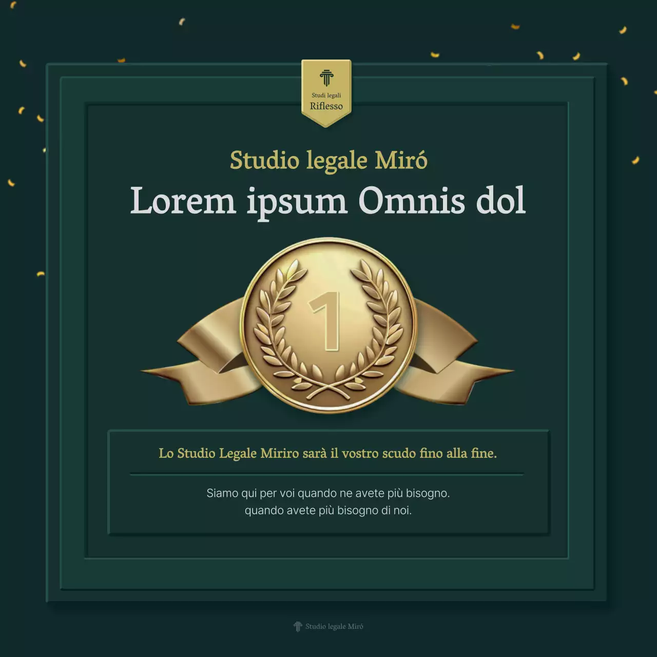 Promuovere i premi di lusso verde-giallo