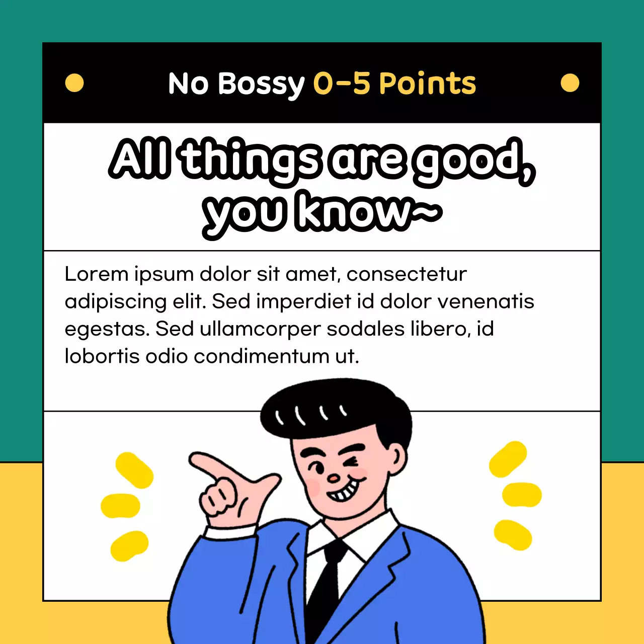 Blue Comic Personality Quiz Guide Instagram Carousel