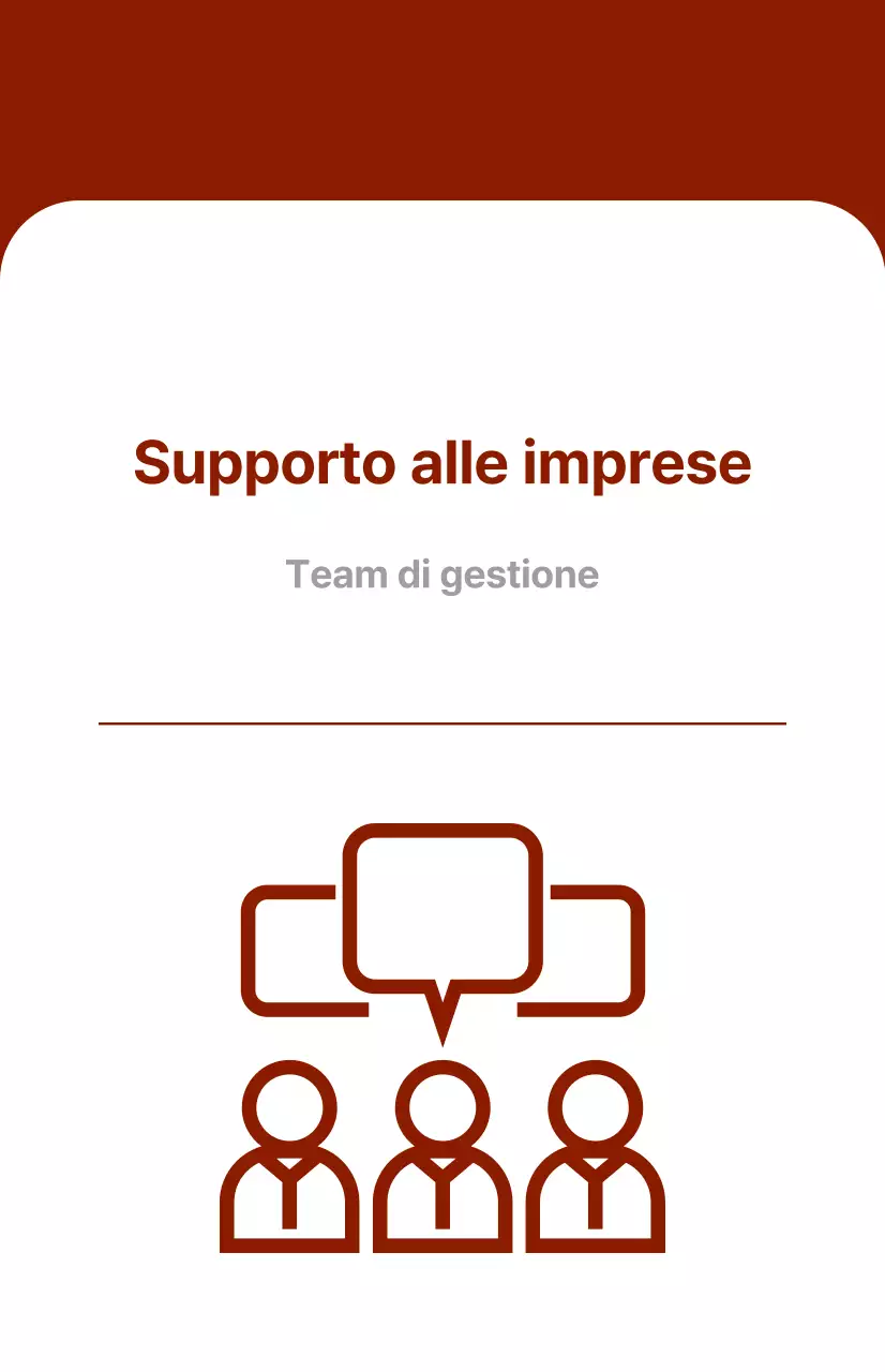 Guida ai dipartimenti aziendali con un concetto di grassetto rosso