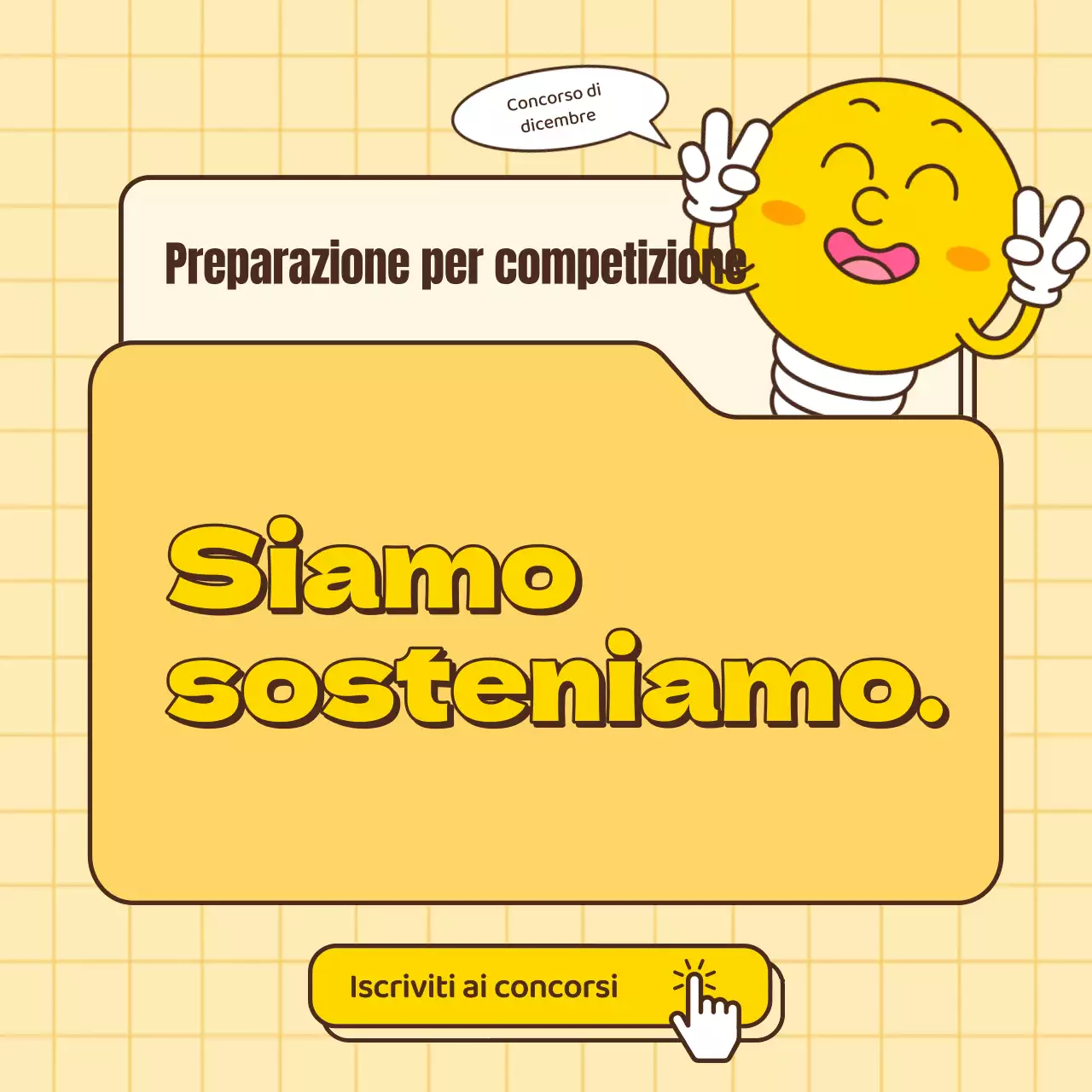 Una guida per colorare di giallo gli annunci di concorso